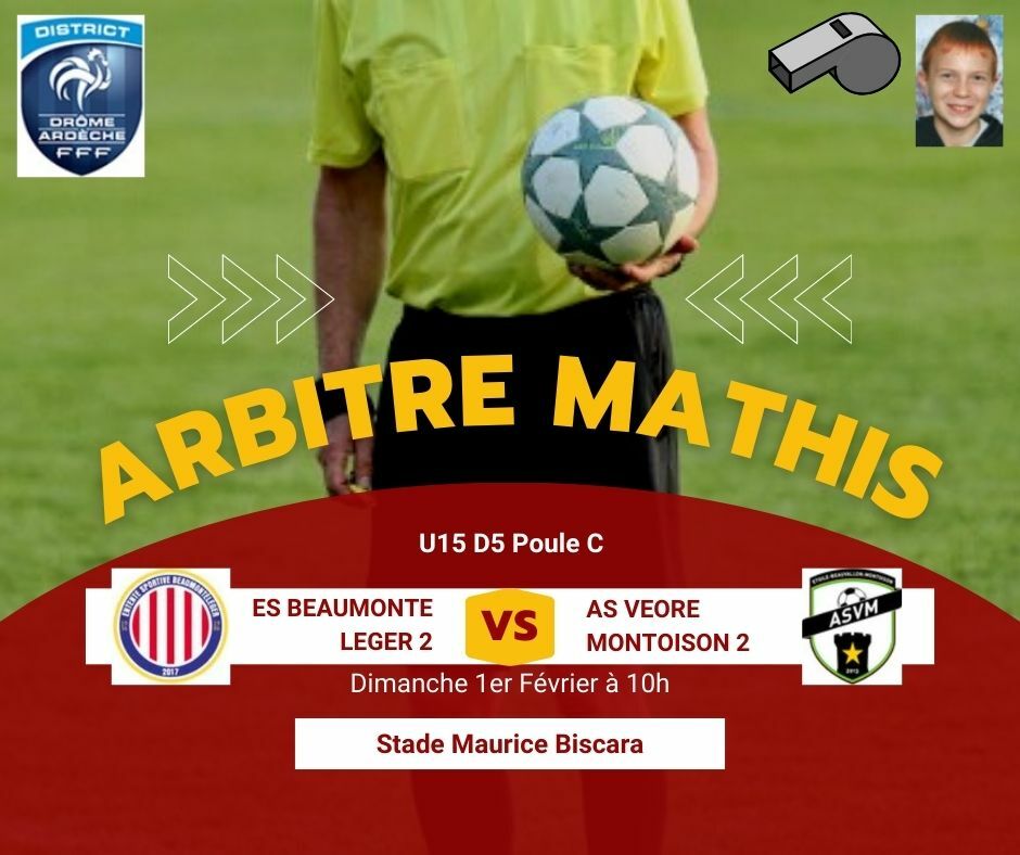 Notre Arbitre Mathis