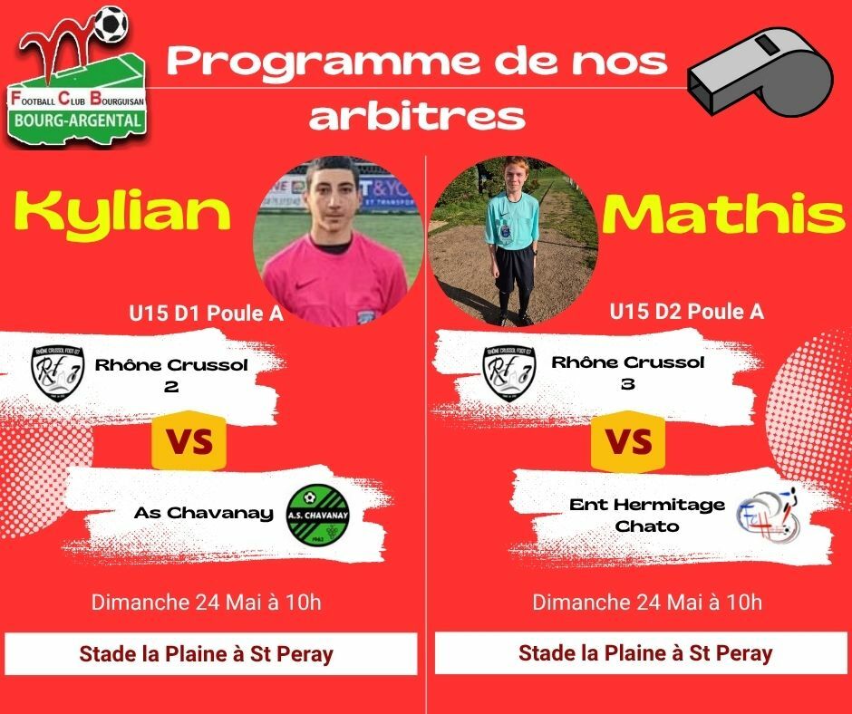 Nos Arbitres