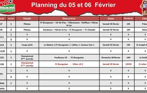 planning du week-end