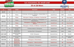 📅planning du week-end 📅