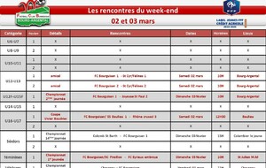 📅planning du week-end 📅