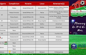 🗓️Planning du Week-end⚽🔴⚪