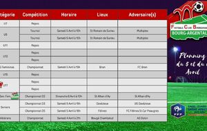 🗓️Planning du Week-end⚽🔴⚪