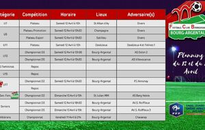 🗓️Planning du Week-end⚽🔴⚪