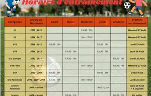 Horaire