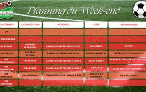 🗓️Planning du Week-end⚽🔴⚪