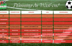 🗓️Planning du Week-end⚽🔴⚪