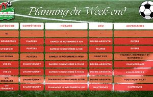 🗓️Planning du Week-end⚽🔴⚪