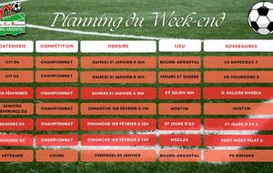 🗓️Planning du Week-end⚽🔴⚪ (Suite)