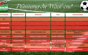 🗓️Planning du Week-end⚽🔴⚪