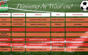 🗓️Planning du Week-end⚽🔴⚪ (Suite)