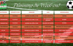 🗓️Planning du Week-end⚽🔴⚪