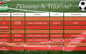 🗓️Planning du Week-end⚽🔴⚪