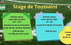 Stage d'octobre 2026