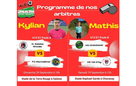Nos Arbitres