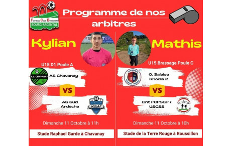 Nos Arbitres