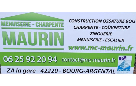 Menuiserie - Charpente MAURIN