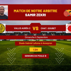 Programme des arbitres