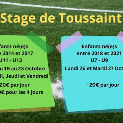 Stage d'octobre 2026