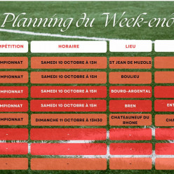 🗓️Planning du Week-end⚽🔴⚪ (Suite)